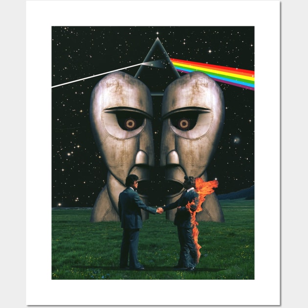 Pink Floyd Wall Art by Trippyarts Store